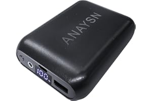 ANAYSN Rechargeable Battery for Heated Vest, Heated Jacket and Heated Hoodie, Power Bank 7.4V 16000mAh