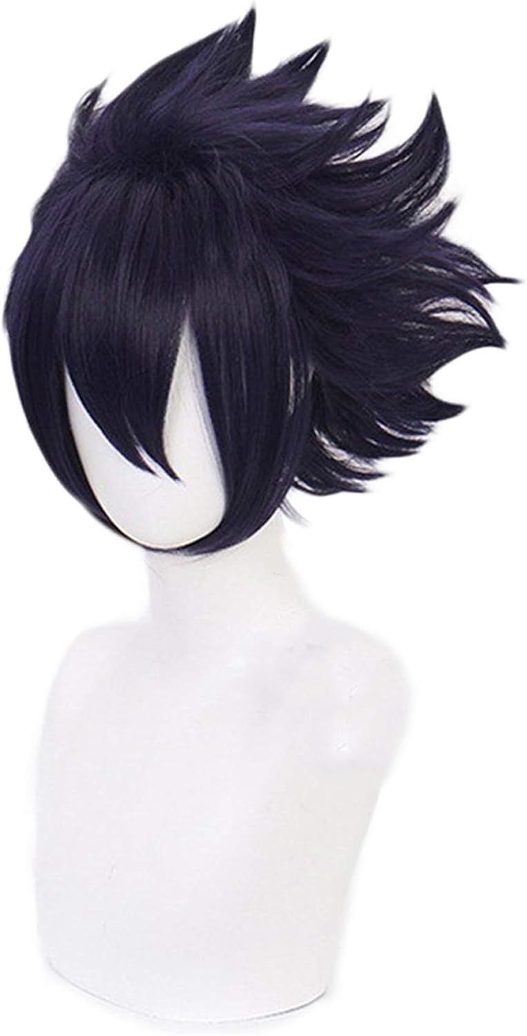 MUZIWIG Anime Cosplay Wig for My Hero Academia Eijiro Kirishima Halloween Costume Accessories Party Synthetic Hair with Free Wig Cap - Image 3