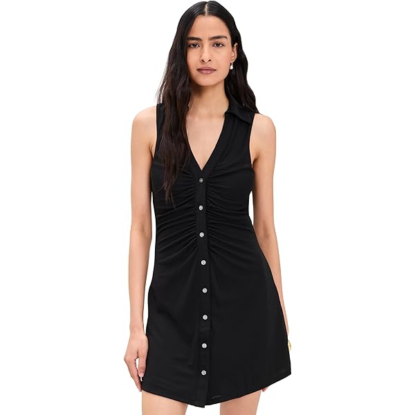 off the shoulder swim dress ShapeSolver Women's One Shoulder Swim Dress