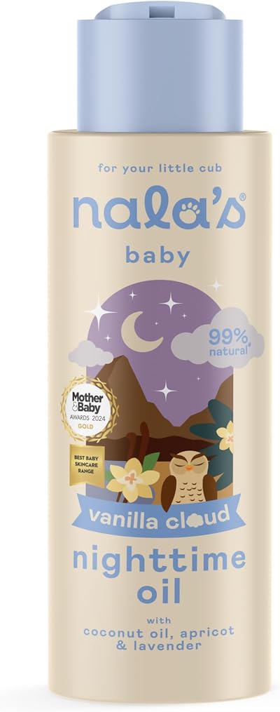 Nala's Baby Nighttime Oil Vanilla Cloud 99% Natural 400ml