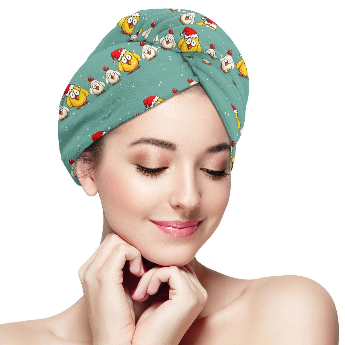 Amazon Com Hair Towel Wrap Turban Microfiber Hair Drying Towels