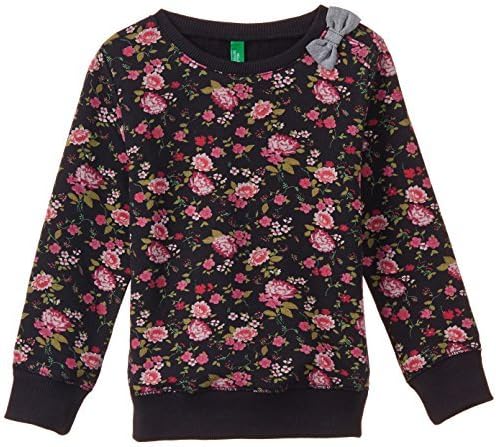 United Colors of Benetton Girls' Sweatshirt (14A3FZ55V040I_Teal ed_M)