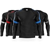 Sanabul Core Long Sleeve Jiu Jitsu Rash Guard MMA BJJ Wrestling Shirt Grappling