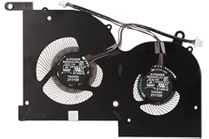 CPU GPU Cooling Fan Replacement for MSI GS66 Cooling Fan for MSI GS66, 10SD, 10SGS, 10SFS, 10SF, 10SE, MS 16V1, MS 16V2, WS66
