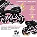 Otw-Cool Adjustable Inline Skates for Kids and Adults, Rollerblades with All Wheels Light up, Safe and Durable inline roller skates for Girls and Boys, Men and Ladies
