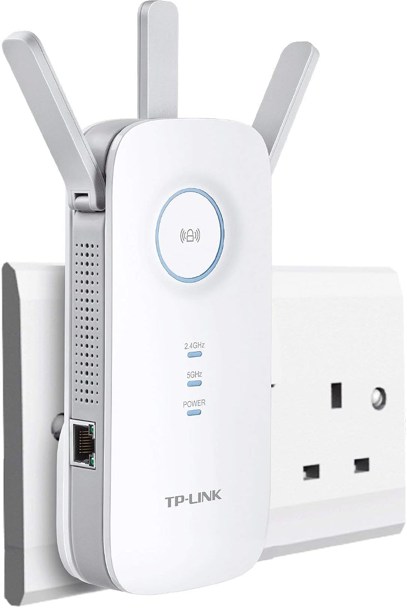 TP-Link AC1750 Universal Dual Band Range Extender with 1 Gbps Port 3 Antennas