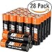 28 Pack AA Batteries [Ultra Power] Premium LR6 Alkaline Battery 1.5 Volt Non Rechargeable Batteries for Watches Clocks Remotes Games Controllers Toys & Electronic Devices - 2027 Expiry Date (28 Pack)