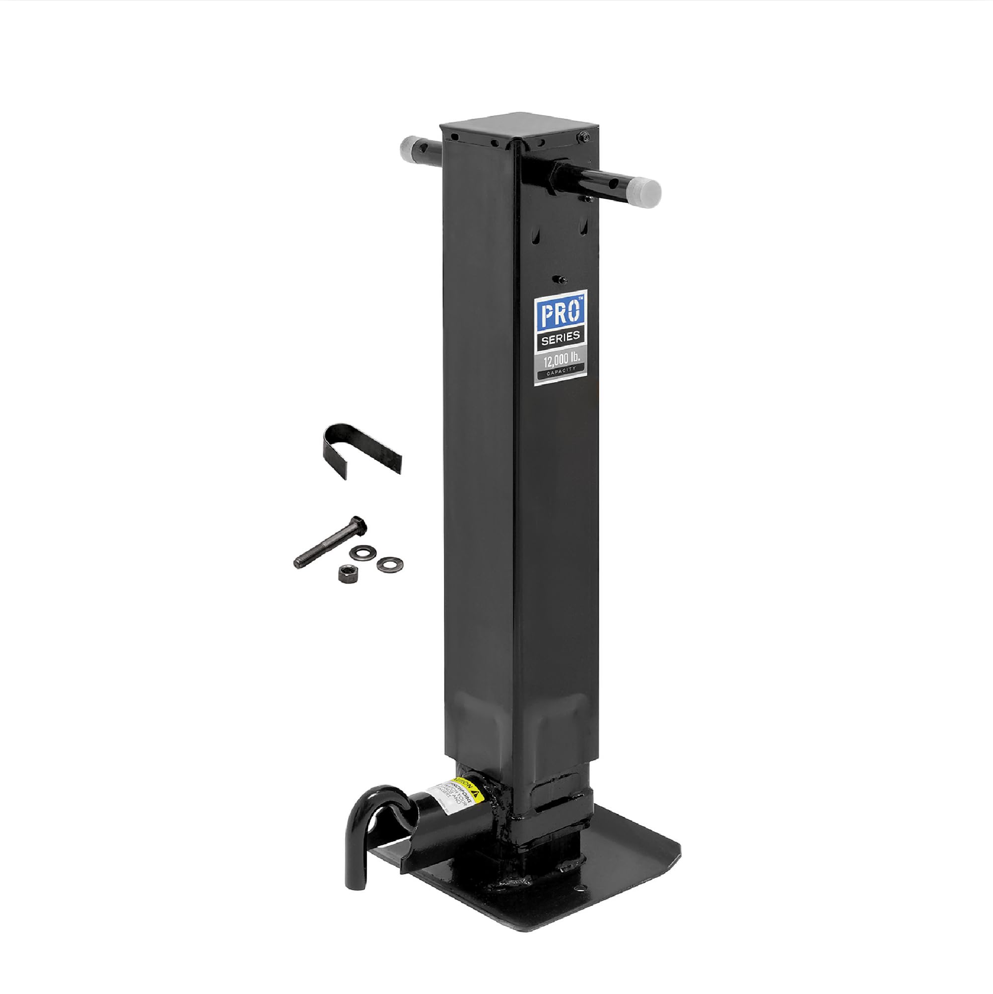 Photo 1 of *Scratched* *Heavy* Reese Pro Series 140094 Square Trailer Jack, Side Mount, 12,000 lbs. Support Capacity, Sidewind, Weld-On, 12-1/2 Inch Travel.