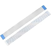 uxcell Flexible Flat Cable, 30 Pins 0.5mm Pitch 150mm FPC FFC Flexible Ribbon Cable for LCD TV DVD Player Laptop 5Pcs (A Type)