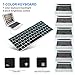 Azolt Bluetooth Keyboard for iPad Air 2 with Strong Power Bank, Auto Sleep / Wake, Built-in hinges,7 Color Backlit