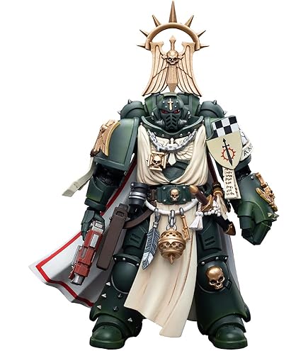 JOYTOY Warhammer 40,000 Action Figure, Black Templars High Marshal