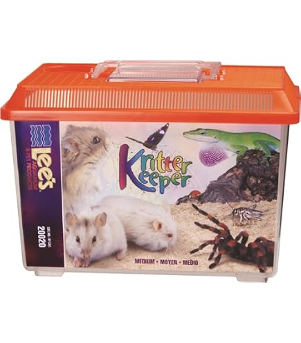 Amazon.com : Lee's Kritter Keeper, Rectangle with Lid - Small