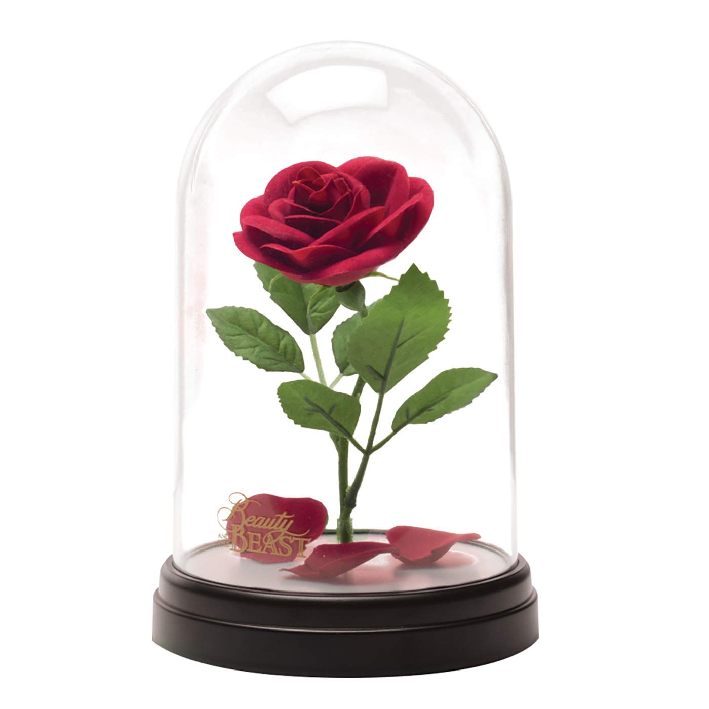 Beauty and the Beast Enchanted Rose Light - Officially Licensed Disney Gift, Touch Activated and USB or Battery Powered, Disney Room Decor | Paladone