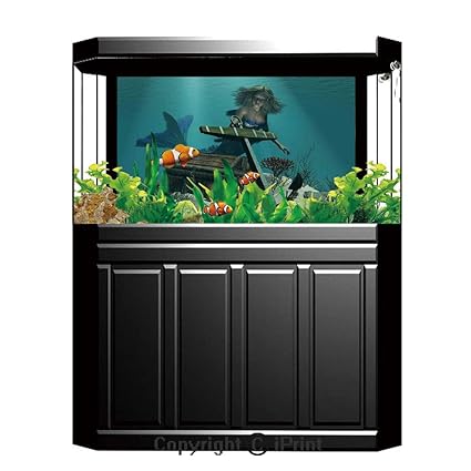 Amazon Com Terrarium Fish Tank Background Mermaid Mermaid In The