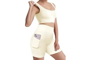 niyokki Workout Sets for Women Seamless Crop Tops Leggings Matching 2 Pieces Outfits Two Piece Yoga Workout Outfits