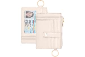 KNGITRYI Small Wallet for Women RFID Credit Card Holder for Women Slim Minimalist Front Pocket Wallet Small Credit Card Wallet with Id Window