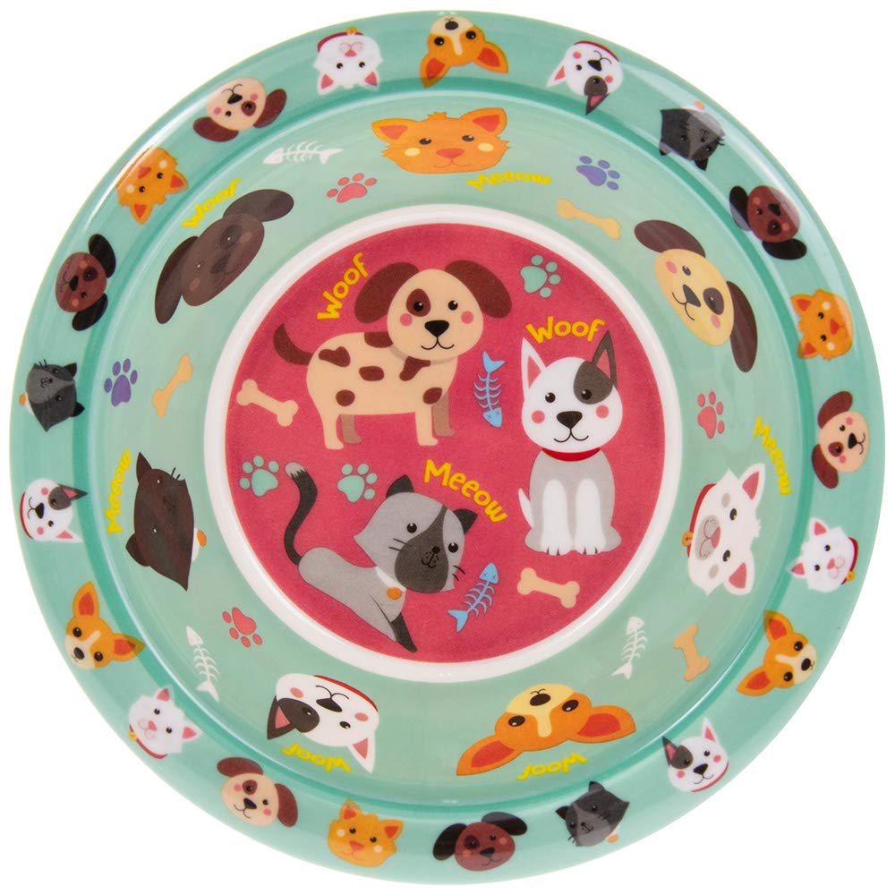Lesser & Pavey LP44394A Cats & Dogs Bowl, Melamine