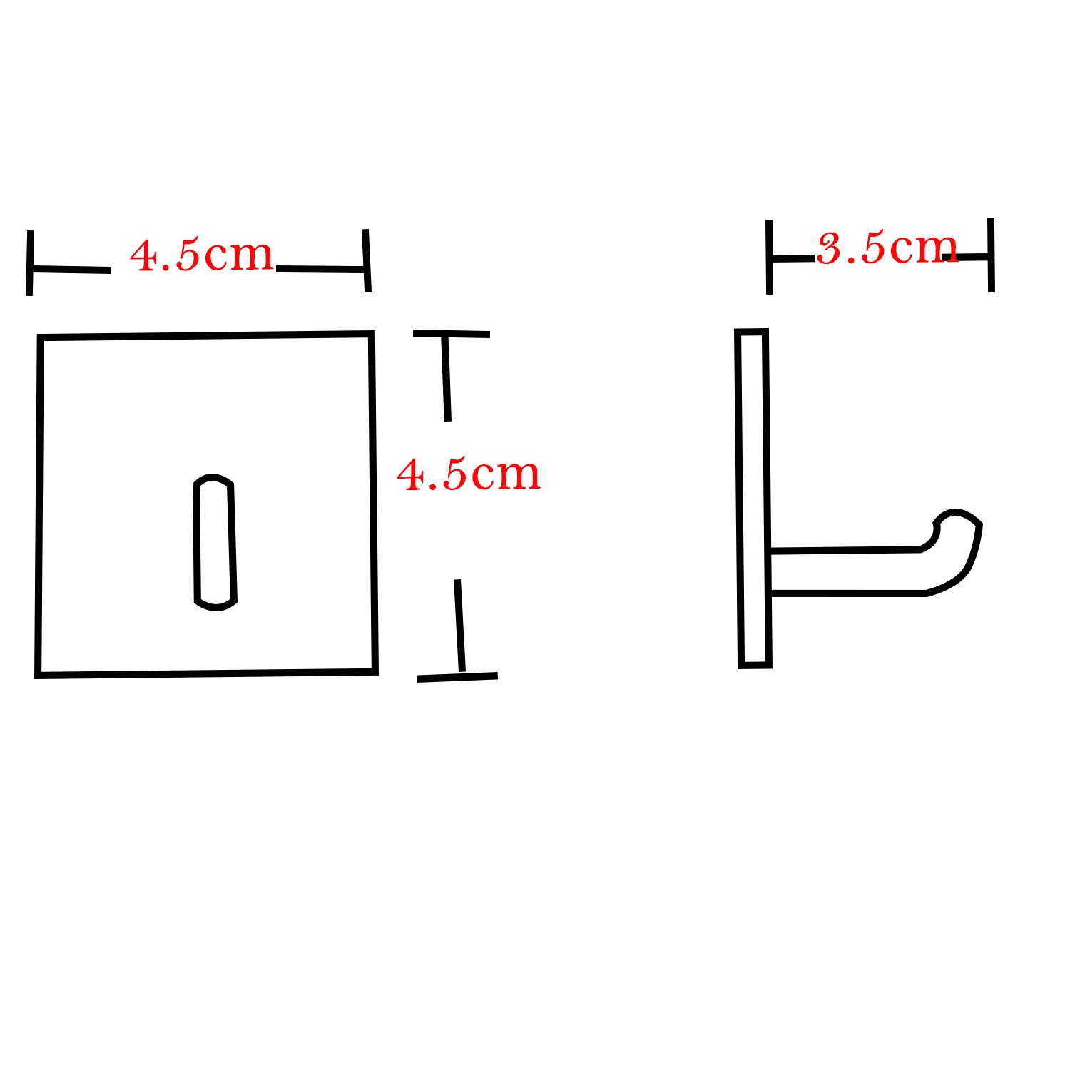 Ruicer 4 Piezas Ganchos Adhesivos Gancho Pared Toalleros Acero Inoxidable de Cocina Baño