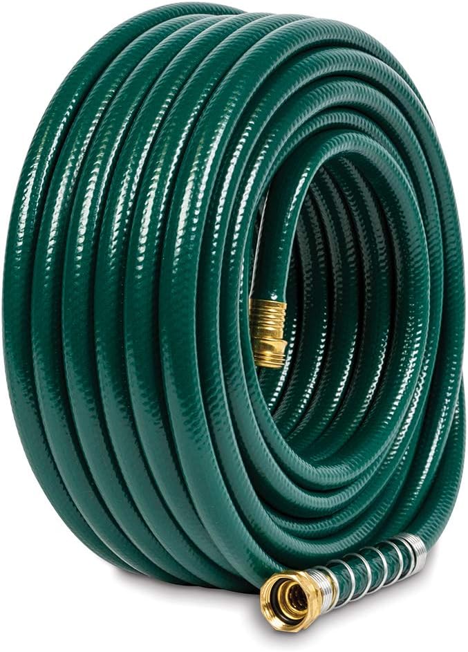 Gilmour 824751-1001 Flexogen Heavy Duty Watering Garden Hose 1/2in x 75 Feet, Green
