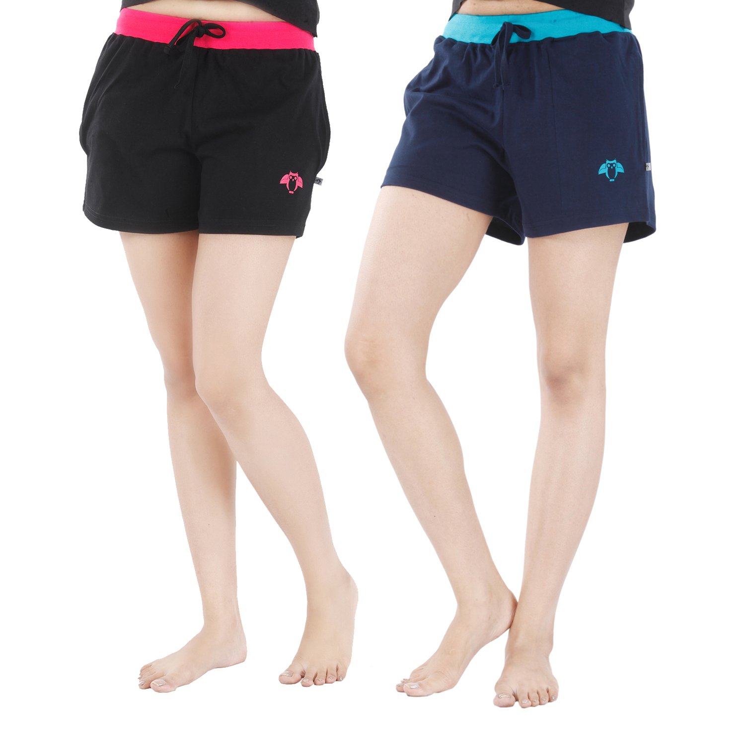 nite flite athletic cotton hot shorts - pack of 2