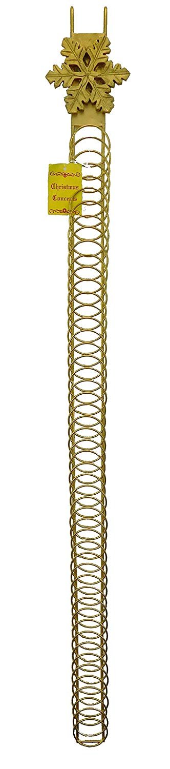 Christmas Concepts® 92cm (36") Over The Door Christmas Card Holder - Christmas Decoration (Gold Snowflake)