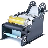 Sumeve Manual Round Labeling Machine, Bottle Label Applicator for Round Bottles(black)