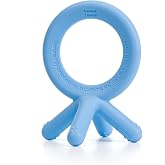 Comotomo Silicone Baby Teether, Blue