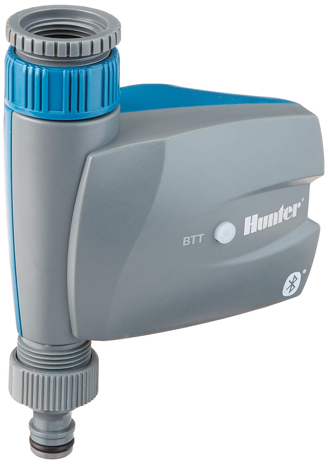 Hunter Battery Operated Bluetooth Timer Station with App Control, Grey/Blue
