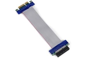 Yoidesu PCI-E Extender Extension Cable PCI-E 1X 4X 8X 16X Male to Female VGA Graphics Card Extended Cable Flexible Cable High