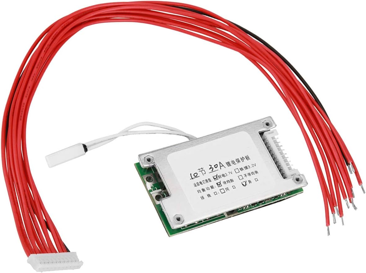 Borlai Battery Protection Board 10S 36V 30A Li-ion Cell 18650 Battery Protection BMS PCB Board with Balance Function