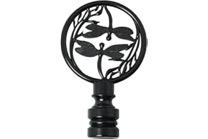 DGBRSM Double Dragonflies Lamp Finials Lamp Finial Cap Knob Dragonfly Design Lamp Decoration Hollowing Out Treatment for Lamp