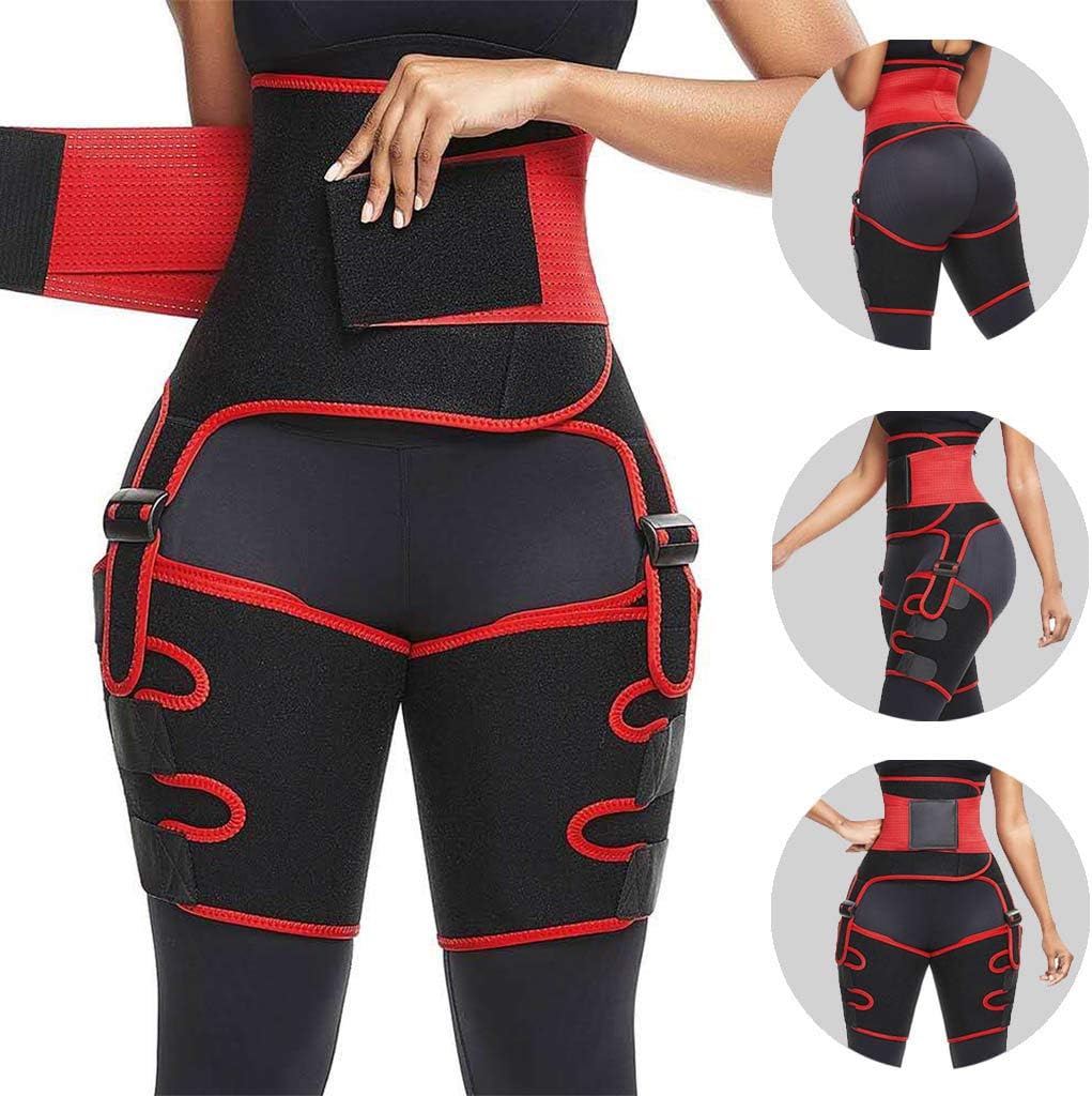 Opeer Hip Belt Sports Adjustable Siamese Girdle Body Shaper Enhancer Invisible Lift Butt Lifter Shaper Waist Trainer Thigh Trimmers for Women