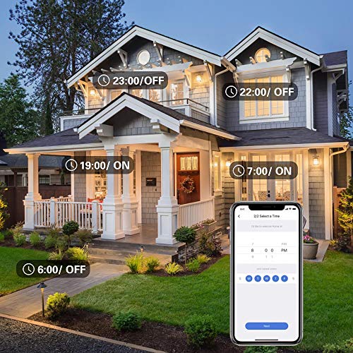 SUNTHIN Outdoor Dimmer for String Lights, WiFi Smart Dimmer Switches