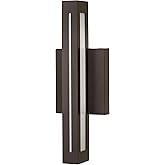 Hinkley Vue Contemporary Modern One Light 15W Integrated LED Small Outdoor Wall Mount, Bronze