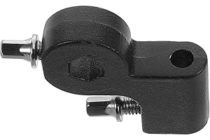 WESIEVYA Bass Drum Beater Holder Clamp for Jazz Drum Kit, Black Drumstick Mount Accessory for Percussion