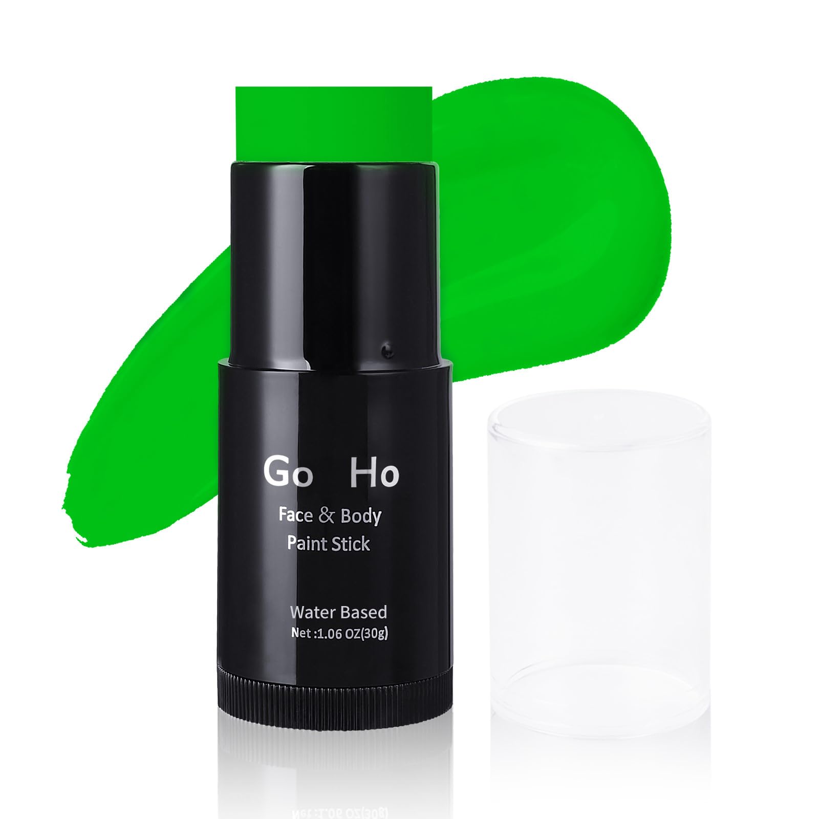 Photo 1 of Go Ho Amazon Green Face Paint Stick,Water Based Washable Face Paint Makeup Stick,Non-toxic Full-coverage Cream Body Paint for Adults Children Halloween Cosplay SFX Fiona Gamora Shreck Dinosa Makeup