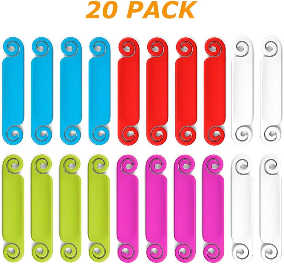 Cable Tags Multicolored Write on Cord and Cable Identification and