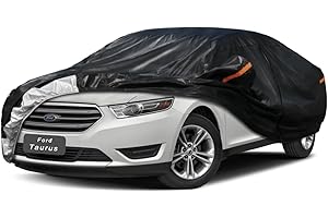 GUNHYI 7 Layer Car Cover Custom Fit Ford Taurus (1986-2024) Waterproof All Weather, Heavy Duty Outdoor Snow Sun Rain Uv Protection (Ships from US Warehouse, Delivery 3-8 Days)