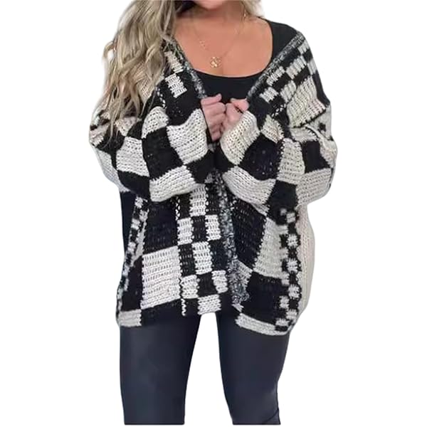 トップス DestructionDesign BigCardigan Francine Oversized V Neck Cardigan – edikted