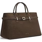 BOSTANTEN Vegan Leather Purse for Women Top Handle Purses with Gold Buckle Belt Satchel Tote Handbag with Adjustable Strap