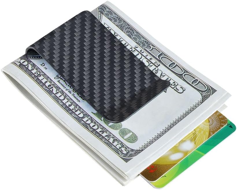 Carbon fiber wallet Money Clip Credit Card holder-CL CARBONLIFE Clips for men