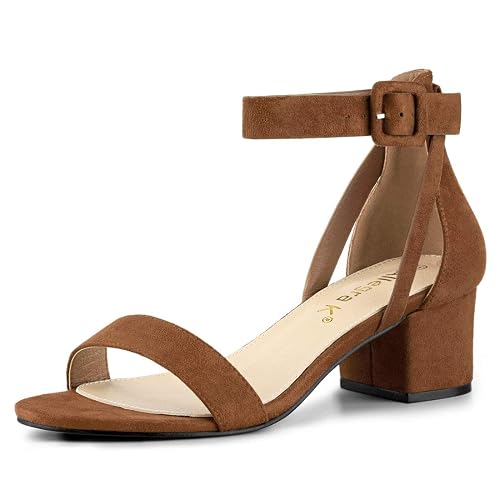 Brown Sandals With Small Heel Hotsell 