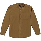 Volcom Men's Date Knight Long Sleeve Classic Fit Button Down Shirt