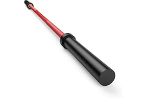 TackView 7FT Olympic Barbell 45 lbs, Standard Powerlifting Bar for Deadlifts, Bench Press, Squats, Home Gym Strength Training