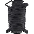 Atwood Rope Ready Rope™ Micro Cord Dispenser 125ft 100lb Test, Camping Gear Survival Tool, Built in Storage, Cutting Blade, Cord Grip, Gear Loop, Made in USA