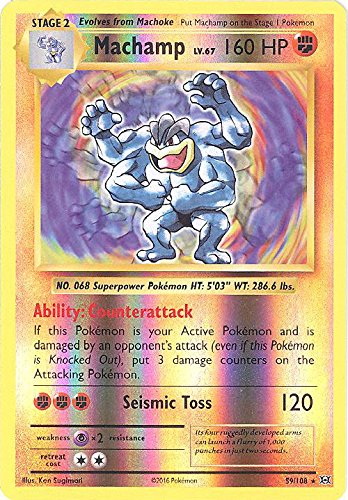 Pokemon - Machamp (59/108) - XY Evolutions - Reverse Holo