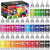 Tie Dye Kits - Wayin 24 Vibrant Colors DIY Fabric