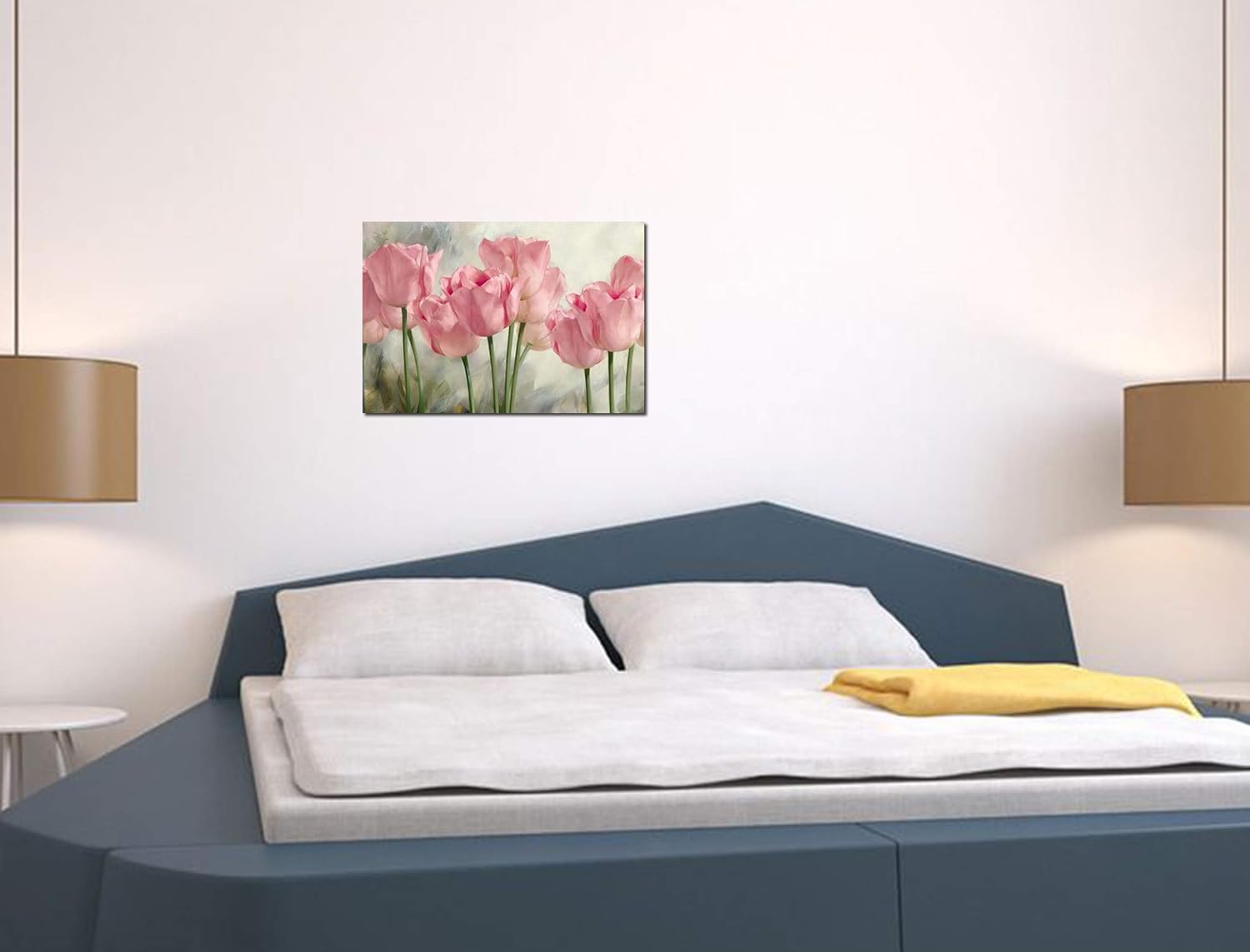 Fokenzary DIY Paint by Numbers Oil Painting Canvas for Kids or Adults Beginner with Brushes and Acrylic Paints Frameless(40x50cm Tulip) - Image 5