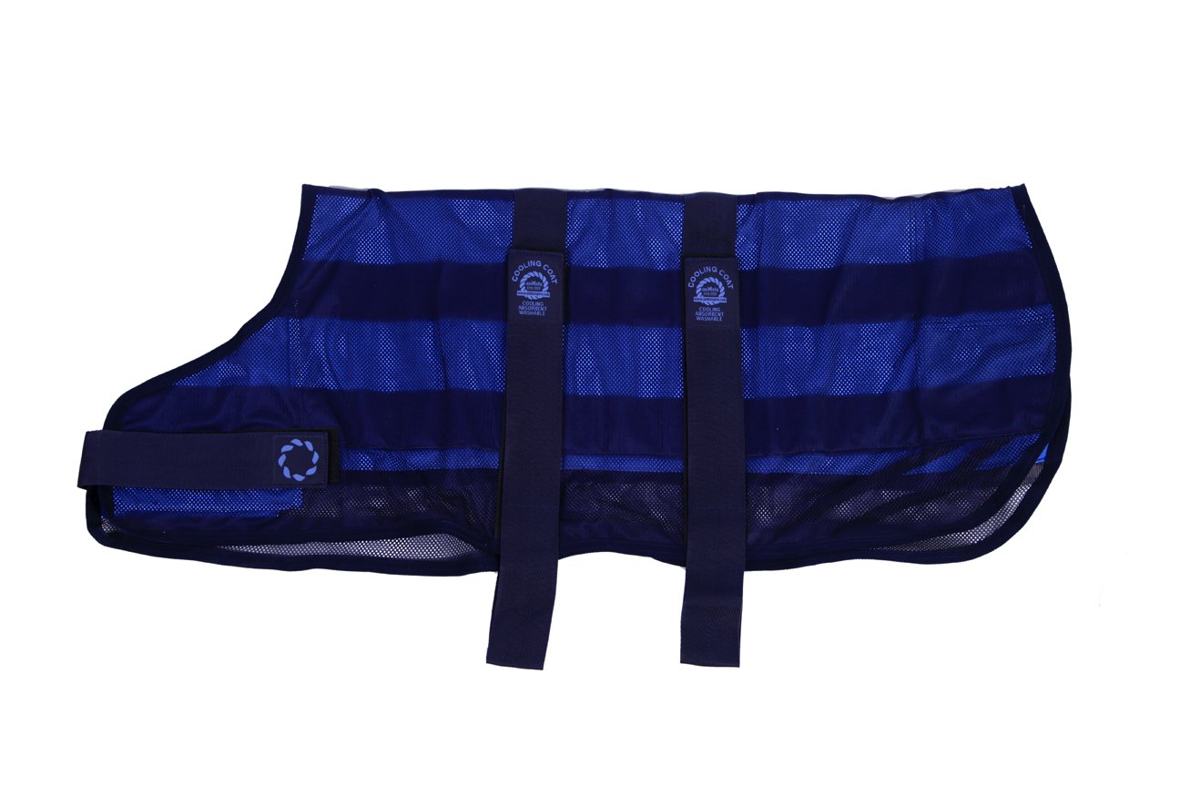 Animate Cooling Dog Coat and Bag, 2X-Large, 28-Inch, Navy