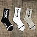 IRANMUN Thrasher Sports Cotton Socks Men Anti-Odor Low Ankle Crew Socks Unisex 3 Pairs